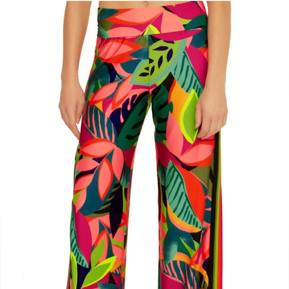 NWT Trina Turk Rainforest Swim Coverup Pants Size M